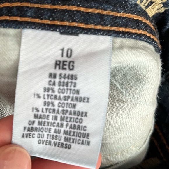 NWT American Eagle Super Low Rise Flare Jeans, Sz 10. - Picture 3 of 7